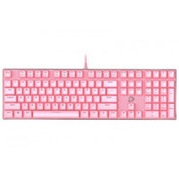 Bàn phím cơ DAREU EK810 Full Size - Black Pink - Blue Red Brown Switch - Hàng chính hãng  - Màu Hồng - Red - Không tiếng êm