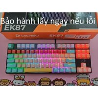 Bàn phím cơ Dareu EK87 keycap nhiều màu