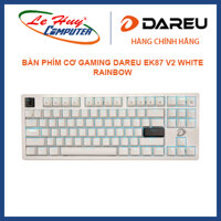 Bàn phím cơ DareU EK87 V2 White ICE BLUE