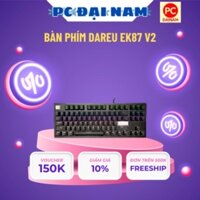 Bàn phím cơ Dareu EK87 V2 Black Red switch hàng new bảo hanh 12 tháng.