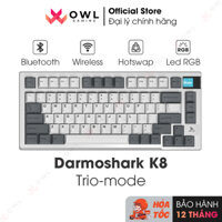 Bàn phím cơ Darmoshark K8 Trio-mode (3 Mode / Hotswap / Led RGB) (Hàng chính hãng)