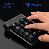 Bàn phím có dây không dây NAMSHEVA, Bàn phím số USB 2.4GHz Bluetooth, Máy tính xách tay kế toán Mini PC Numpad Thu 19 phím Số Pad