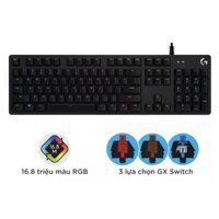 Bàn phím có dây Logitech G512 Carbon Lightsync RGB - Hàng chính hãng - GX BlueClicky