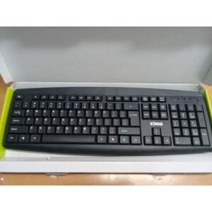Bàn phím có dây màu đen Konig KB318
