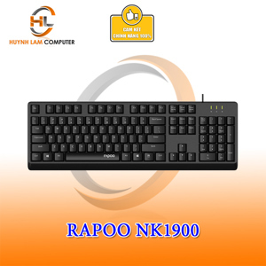 Bàn phím có dây Rapoo NK1900 USB