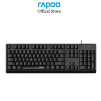 Bàn phím có dây Rapoo NK1900, Cảm giác bấm phím mềm và nảy, Phím được khắc Laser chống phai màu ký tự theo thời gian