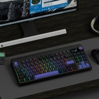 Bàn phím cơ đệm không dây Womier M87pro TKL Bàn phím cơ ba chế độ Bluetooth5.0 / 2.4G / USB-C với màn hình đa phương tiện