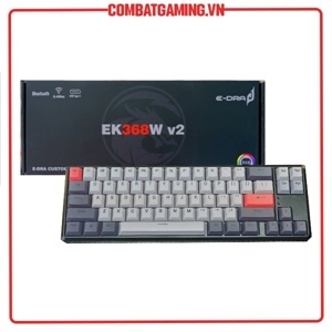 Bàn phím cơ E-Dra bluetooth EK368W