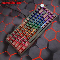 Bàn phím cơ E-DRA EK375, LED Rainbow, Có Núm Vặn Kim loại, Keycap Pbt Double-shot.