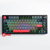 Bàn phím cơ EK75 Pro AL - Black (Case Nhôm, 3 Mode)