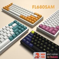 Bàn phím cơ FL-Esports FL680 SAM Night Black / Peach / Aqua Green / Purple / Banana (Hàng chính hãng)