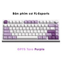 Bàn phím cơ FL-Esports GP75CPM Taro Purple - Hàng chính hãng - Kailh Box Brown