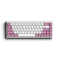 Bàn phím cơ FLEsport FL680 SAM Peach Silver sw (Gateron Cap)