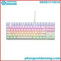 Bàn Phím Cơ Fuhlen D87s RGB White Blue switch