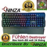 Bàn phím cơ Fuhlen Destroyer Blue Switch Full Size Sm680R M87s - BH24 tháng