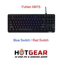 Bàn phím cơ Fuhlen M87s RGB Mechanical Blue/Red Switch