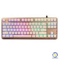 Bàn phím cơ Fuhlen SM680R RGB Gold Blue switch