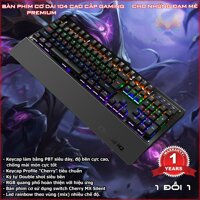 Bàn Phím Cơ Game Thủ Ban Phim Co Gia Re Bàn phím cơ GAMING PRO H29 Bản Cao cấp 104 phím Led rainbow theo vùng (mix) nhiều chế độ Dành cho những đang mê  Bảo hành 1 đổi 1 trong 1 năm   Tặng kèm kê tay cao cấp và lót chuột