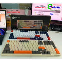 Bàn Phím Cơ Gaming Attack Shark K98 Tùy Chỉnh 3 Chế Độ Không Dây Bluetooth Wifi 2.4G LED RGB Cao Cấp