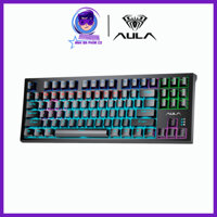 Bàn phím cơ gaming AULA F3032 - Bàn phím cơ không ồn - Led RGB đổi màu tùy ý - Bảo hành 24 tháng.