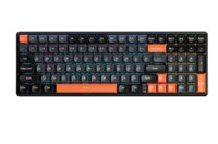 BÀN PHÍM CƠ GAMING AULA S100 (ĐEN+XÁM+CAM/ BROWN SWITCH/ LED RAINBOW)