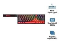 Bàn phím cơ Gaming AULA WIN68HE MAX có dây