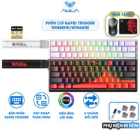Bàn Phím Cơ Gaming AULA WIN60HE WIN68HE Rapid Trigger Polling Rate 8K Scan Rate 32KHz Chính Hãng