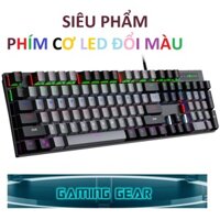 Bàn Phím Cơ Gaming cao cấp Led đổi màu Panstan Pk200 - Nhiều chế độ led