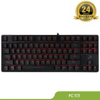 Bàn phím cơ Gaming DAREU DK87 – Black (RED Led, Blue D switch)