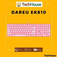 Bàn phím cơ Gaming DAREU EK810 - Queen (PINK-LED, Blue/ Brown/ Red D switch)