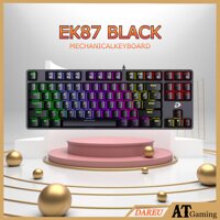 Bàn phím cơ Gaming DAREU EK87 - Black MULTI-LED, Blue Brown Red D switch - Hàng chính hãng - Brown Switch