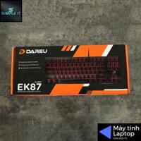 Bàn phím Cơ Gaming DAREU EK87 - Black (RED Led, Blue/ Brown/ Red D switch) (CHÍNH HÃNG)