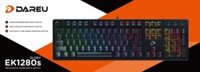 Bàn phím cơ Gaming DAREU EK1280s 104KEY (MULTI LED, Blue/ Brown/ Red D switch)