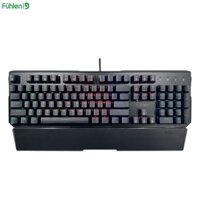 Bàn phím cơ Gaming Fuhlen Destroyer - Vỏ kim loại - Blue switch - Kê tay thào rời - Đèn led 7 màu - BH 24 tháng