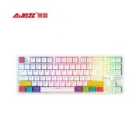 Bàn phím cơ Gaming Gear Ajazz K870T  (USB/RGB led/ Huano switch/màu trắng) - Master Racer
