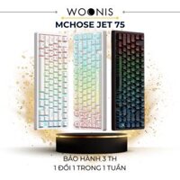 BÀN PHÍM CƠ GAMING HE MCHOSE JET 75 | Rapid Trigger | 128K | 8000hz | RT 0.01MM
