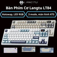 Bàn Phím Cơ Gaming LANGTU LT84 pro Không Dây, Bàn Phím cơ Bluetooth 3 mode Hotswap LED RGB Bàn phím cao cấp cho game thủ
