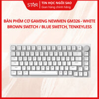 Bàn Phím Cơ Gaming Newmen GM326 - White | Brown Switch / Blue Switch, Tenkeyless -  Bảo hành 24 tháng