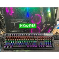 Bàn phím cơ gaming NKey R1s - Blue/ Brown Switch OUTEMU