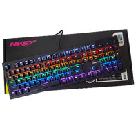 Bàn phím cơ gaming NKey R1s HÀN QUỐC - Led Rainbow