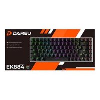 Bàn phím cơ giá rẻ tốt nhất DareU EK884 RGB hàng chính hãng - Red Switch