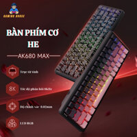 Bàn phím cơ He rapid trigger AJAZZ AK680 - Magnetic Switch - Tần số 8kHZ - 0.02mm - Type C