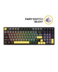 Bàn phím cơ không dây AKKO 3098B Black Gold (Multi-modes / RGB / Hotswap / Fairy – Silent switch)