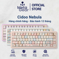Bàn phím cơ không dây CIDOO Nebula - Mạch xuôi - Led RGB