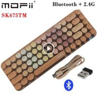 Bàn phím cơ không dây có bluetooth SK675TM chính hãng Mofii