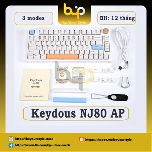 Bàn phím cơ không dây Keydous NJ80 - AP Version
