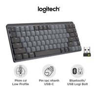 Bàn phím cơ không dây Logitech MX Mechanical Mini – Tactile, chiếu sáng nền, sạc USB-C, mac OS | Win