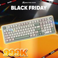 Bàn phím cơ không dây Monka K100 – RETRO OG (3-mode | LED RGB | Hot-swap)