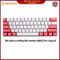 Bàn phím cơ không dây newmen GM610 Pro Long hổ - Hàng Chính Hãng - Blue Switch