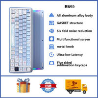 Bàn phím cơ không dây OUSAID DK65 Cấu trúc GASKET Bàn phím cơ nhôm tùy chỉnh RGB có thể hoán đổi nóng